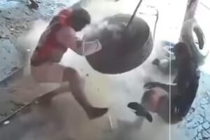 pneu-estoura-e-atinge-dois-mecanicos-em-borracharia-de-reriutaba,-no-interior-do-ceara