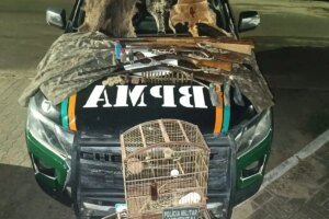 policia-apreende-armas,-peles-de-animais-e-aves-silvestres-em-operacao-na-zona-rural-de-trairi