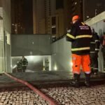 bombeiros-controlam-incendio-em-carro-estacionado-em-garagem-de-predio-em-fortaleza