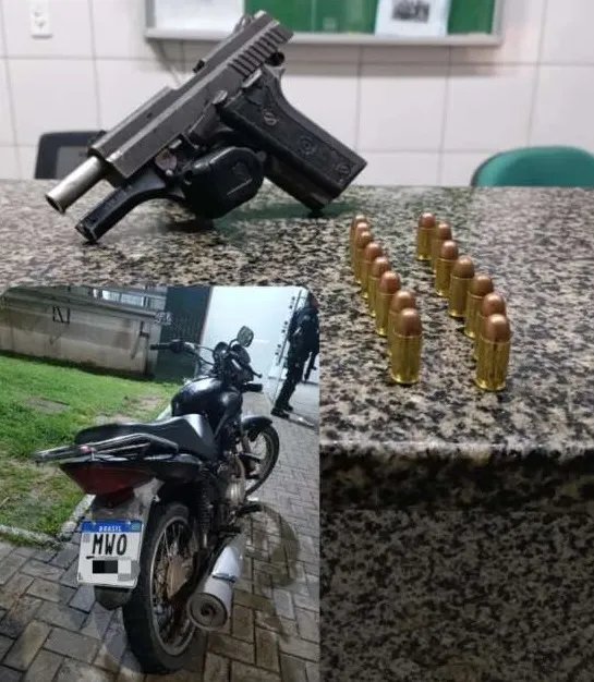 dupla-e-presa-com-moto-roubada-e-tenta-subornar-policiais-com-arma-de-fogo