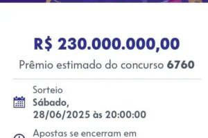 quina-de-sao-joao-tem-premio-recorde-de-r$-230-milhoes;-veja-como-apostar