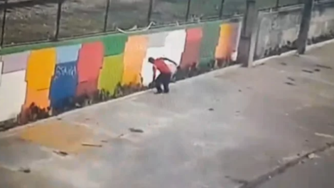 homem-e-preso-em-flagrante-por-pichacao-no-viaduto-do-papicu