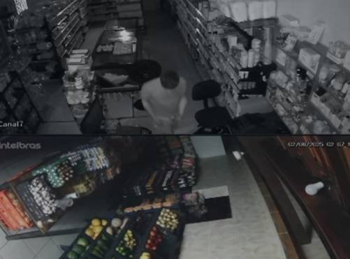 criminoso-invade-mercadinho-pelo-telhado-e-furta-dinheiro-do-caixa-em-fortaleza