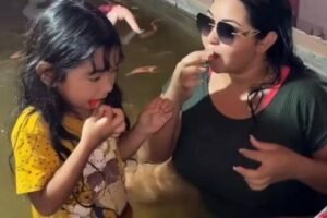 influencer-cearense-viraliza-ao-transformar-caixa-d’agua-em-“piscina”-em-baturite