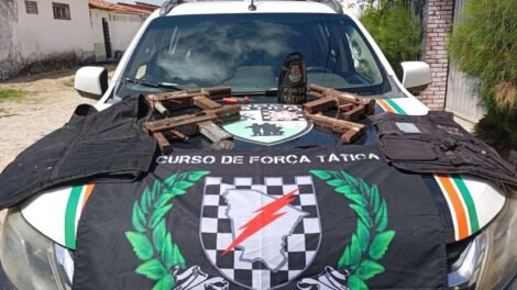 policia-apreende-armas-de-fogo-artesanais-em-caucaia,-no-ceara;-criminosos-fogem