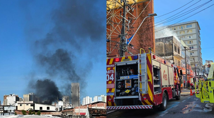 incendio-atinge-loja-no-centro-de-fortaleza-e-mobiliza-equipes-do-corpo-de-bombeiros