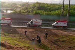 motociclista-morre-ao-bater-em-mureta-de-viaduto-em-fortaleza;-garupeiro-fica-ferido