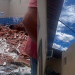 teto-de-sala-desaba-em-escola-recem-reformada-em-mombaca,-no-ceara;-nao-houve-feridos