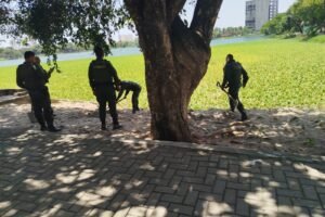 policia-apreende-drogas-enterradas-proximo-a-lagoa-do-porangabucu,-em-fortaleza