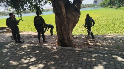 policia-apreende-drogas-enterradas-proximo-a-lagoa-do-porangabucu,-em-fortaleza