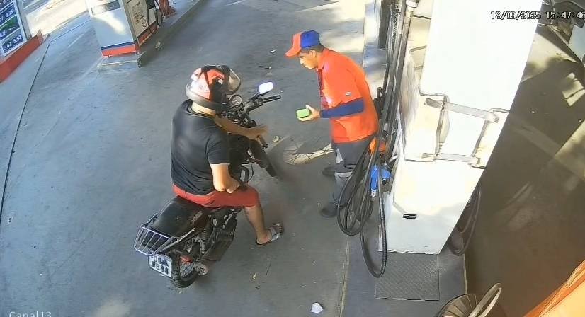 falso-cliente-assalta-frentista-apos-abastecer-motocicleta-em-posto-de-combustiveis-em-caucaia 