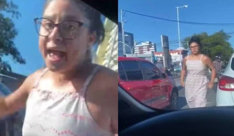 motorista-tenta-quebrar-carro-de-condutora-apos-levar-buzinada-em-avenida-de-fortaleza