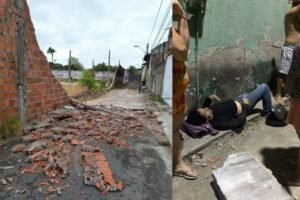 motociclista-por-aplicativo-e-atingido-por-desabamento-de-muro-no-bairro-messejana,-em-fortaleza