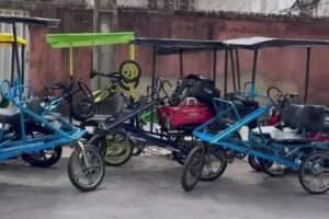 incendio-atinge-deposito-de-bicicletas-e-patinetes-eletricos-na-praia-de-iracema,-em-fortaleza