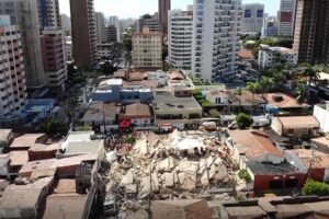 seis-anos-apos-tragedia,-local-do-desabamento-do-edificio-andrea-abriga-quartel-dos-bombeiros