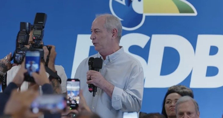 “pelo-brasil-eu-morro,-mas-pelo-ceara-eu-mato”,-diz-ciro-gomes-durante-filiacao-ao-psdb