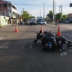 colisao-entre-tres-motocicletas-deixa-um-homem-ferido-em-cruzamento-no-benfica