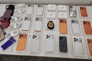 pf-apreende-carga-de-iphones-sem-documento-fiscal-em-bagagem-no-aeroporto-de-fortaleza
