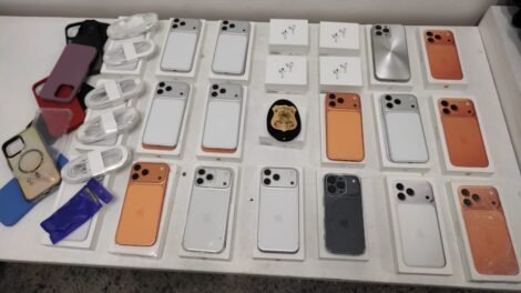 pf-apreende-carga-de-iphones-sem-documento-fiscal-em-bagagem-no-aeroporto-de-fortaleza