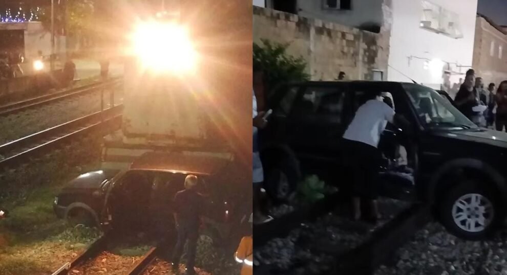 carro-colide-em-trem-de-carga-em-bairro-de-fortaleza;-nao-houve-feridos