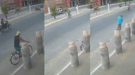 furto-de-bicicleta-acontece-segundos-apos-viatura-da-pm-passar-pelo-local,-em-caucaia