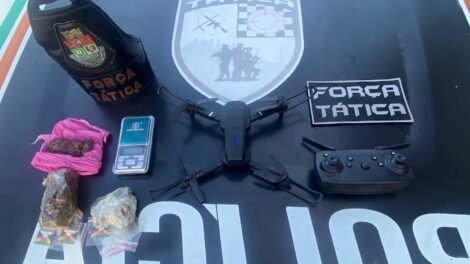 policia-desmonta-boca-de-fumo-e-apreende-drone-usado-para-monitorar-criminosos-rivais,-em-fortaleza