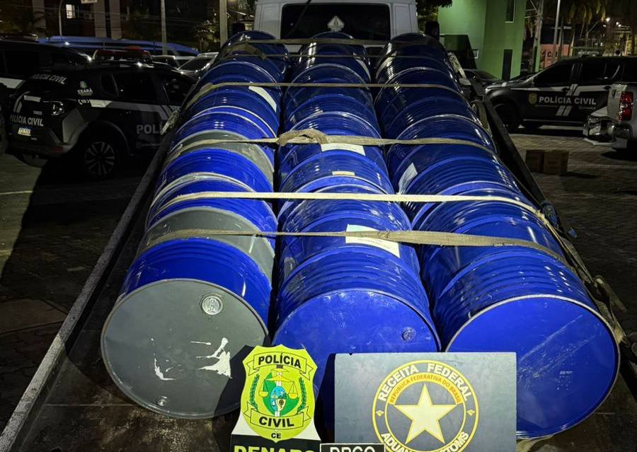 receita-federal-e-policia-civil-apreendem-tres-toneladas-de-substancia-usada-em-“lanca-perfume”-no-ceara