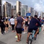 turista-idosa-e-atropelada-por-ciclista-na-beira-mar,-em-fortaleza,-e-tem-traumatismo-craniano