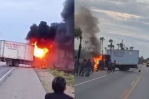 motociclista-morre-carbonizado-apos-acidente-envolvendo-caminhao-em-caucaia,-no-ceara