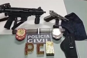 chefe-de-faccao-e-preso-em-crato,-no-ceara,-com-submetralhadora,-pistola-e-municoes