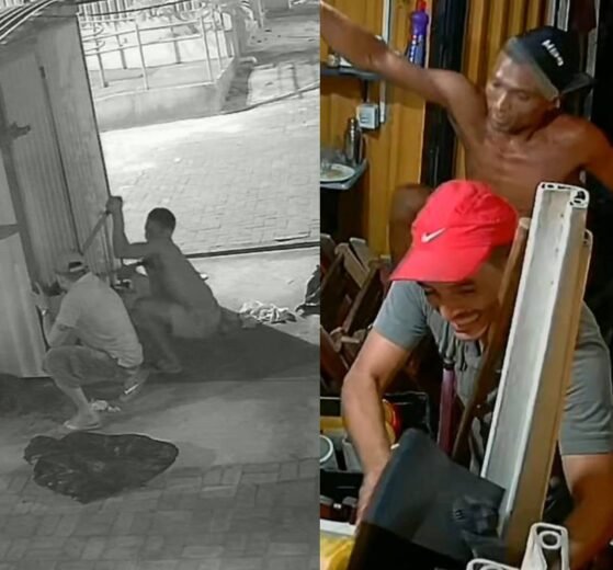 tres-homens-sao-presos-por-furto-a-comercio-em-fortaleza;-cameras-de-seguranca-registraram-crime