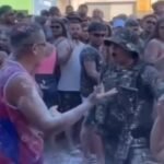 foliao-e-preso-apos-goma-atingir-policiais-durante-tradicional-mela-mela-de-carnaval-em-praia-do-ceara