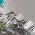 teto-de-posto-de-gasolina-desaba-apos-fortes-chuvas-no-ceara;-video-mostra-estragos