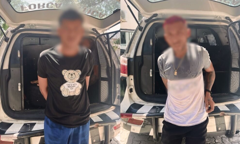 homem-e-adolescente-sao-capturados-apos-assalto-a-onibus-em-fortaleza;-faca-foi-apreendida