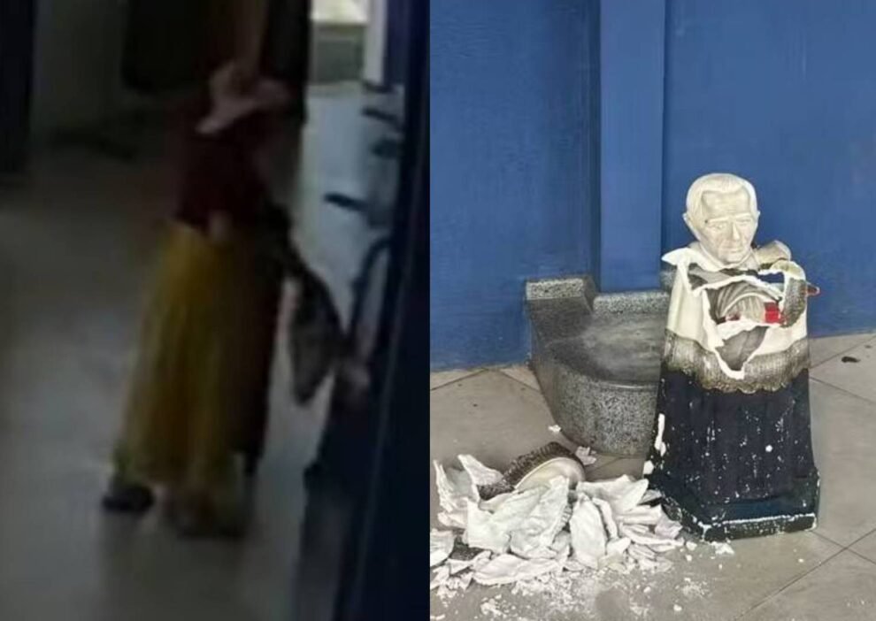 turista-argentina-e-presa-apos-quebrar-estatua-de-padre-cicero-na-rodoviaria-do-crato