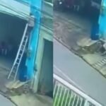 homem-cai-de-escada-e-fica-ferido-apos-carro-arrastar-fiacao-no-interior-do-ceara