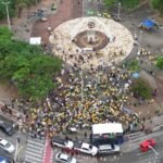 ato-contra-lula-e-ministros-do-stf-tem-publico-reduzido-na-praca-portugal,-em-fortaleza