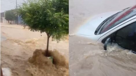chuva-em-juazeiro-do-norte,-no-ceara,-deixa-ruas-alagadas-e-gera-forte-correnteza;-confira-os-videos